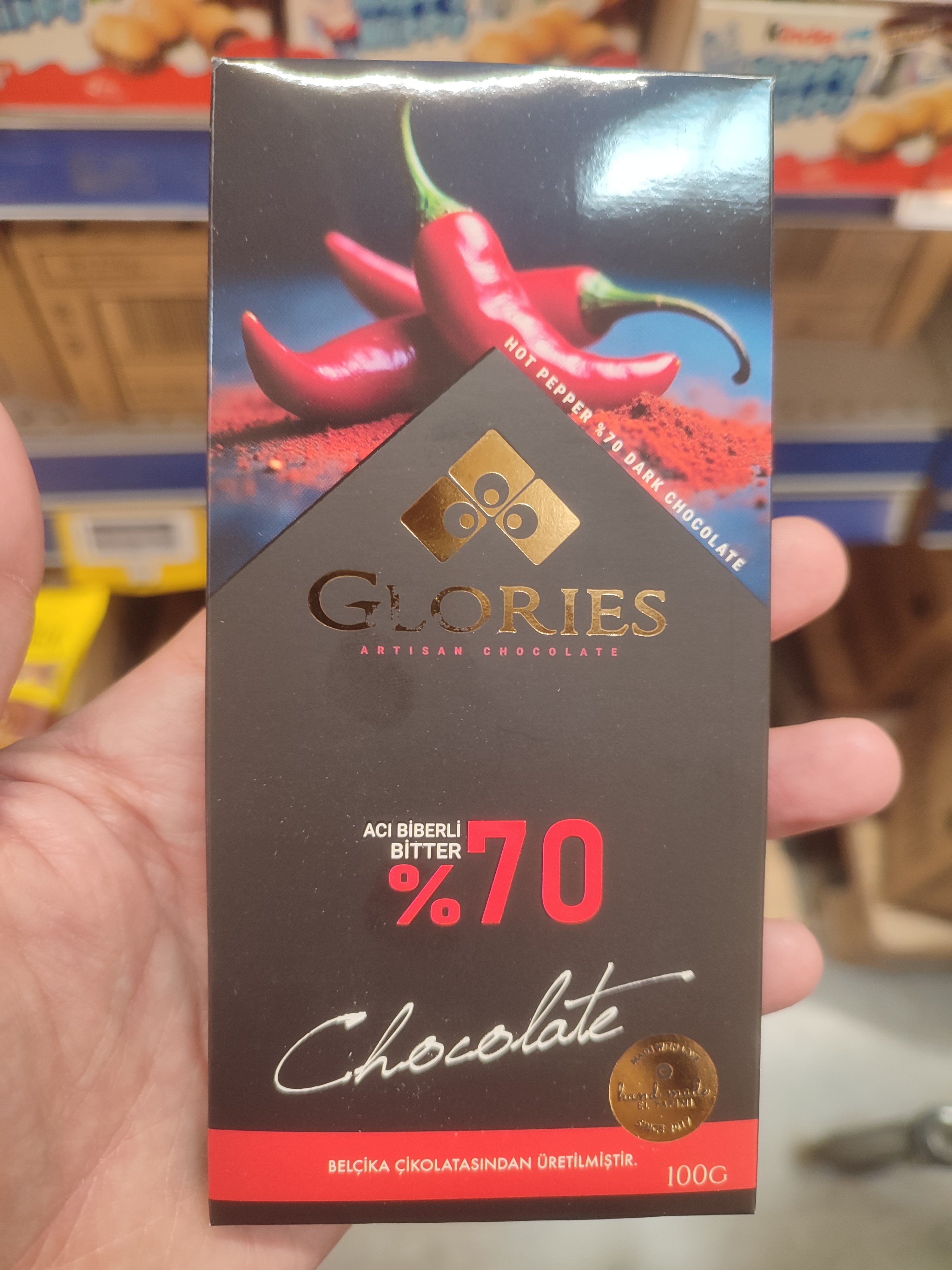 Glories Acı Biberli Çikolata